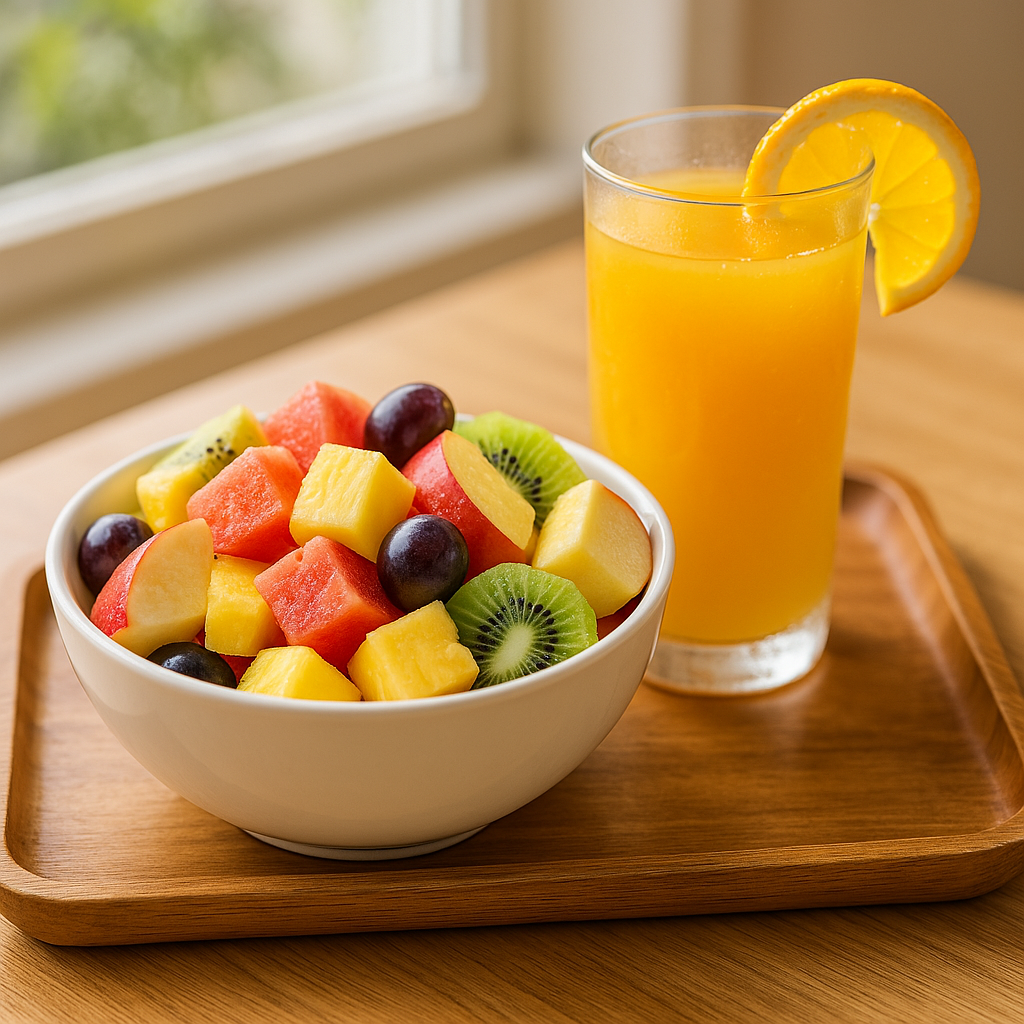 Fruit Bowl & Juice